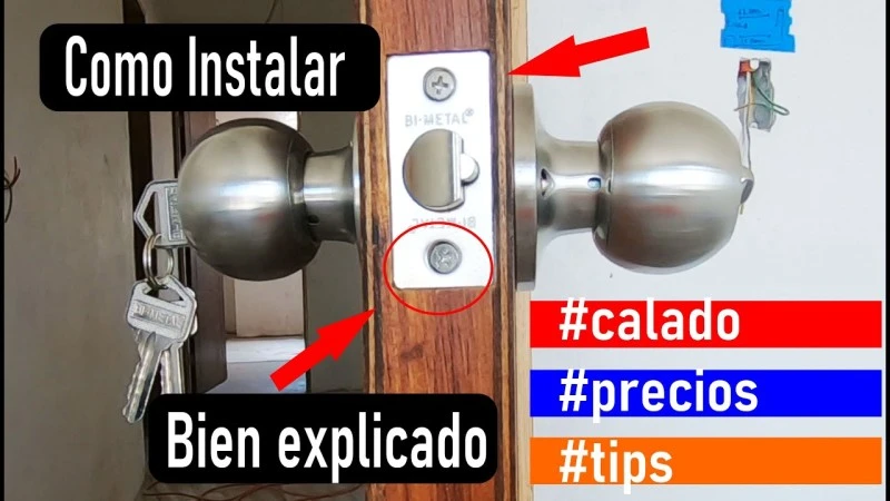 Pasos para instalar una cerradura de seguridad en tu puerta principal
