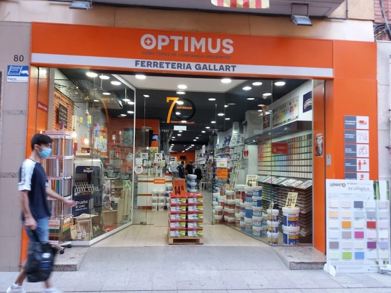 OPTIMUS - Ferreteria i Bricolatge Online Gallart - Servei a Domicili en Calella - Maresme