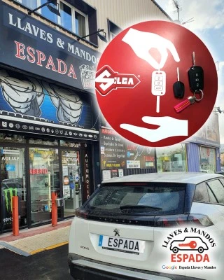 Espada llaves y mandos